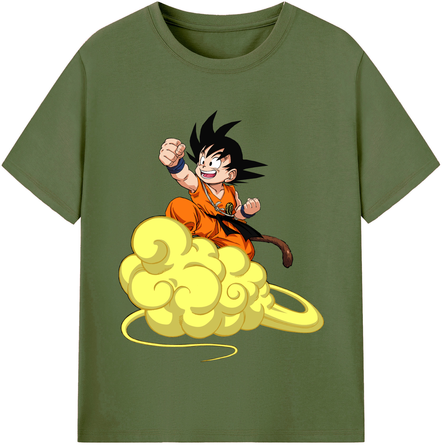 （画像用） ドラゴンボール 孫悟空（そん ごくう）Son Goku カカロット DRAGON BALL Kakarotto 綿100％半袖Tシャツ（フロントプリント）